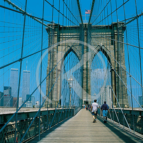 Brooklyn Bridge, Manhattan, New York City, USA