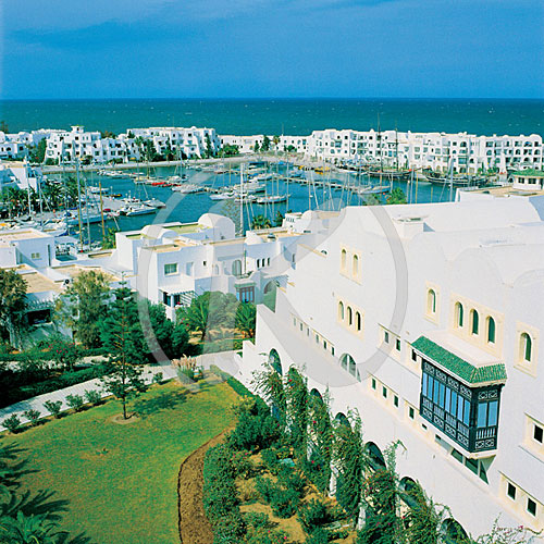 Blick auf den Yachthafen, Port El Kantaoui, Tunesien