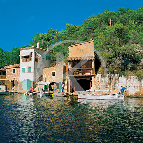 Hafen von Cala Figuera, Mallorca, Balearen, Spanien