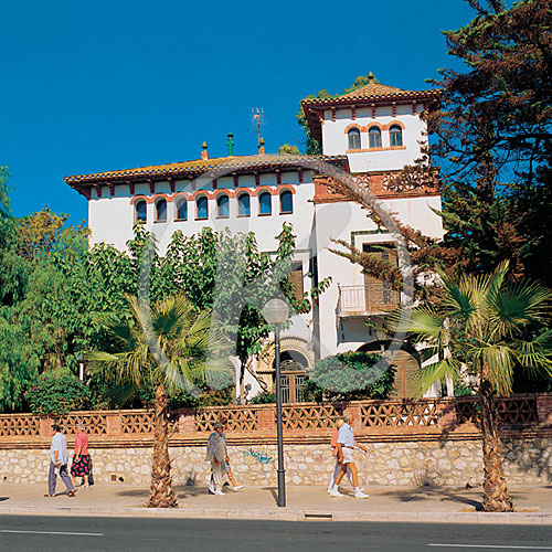Spanische Villa, Salou, Katalonien, Costa Dorada, Spanien