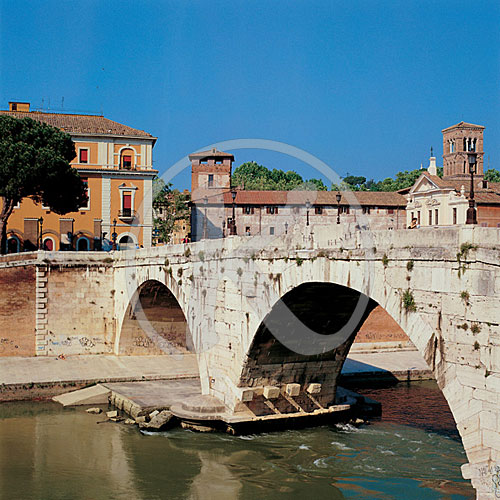 Ponte Cestio, Rom/Roma, Latium, Italien