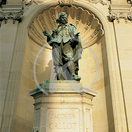 Denkmal Jacques Callot, Place Vaudémont, Nancy