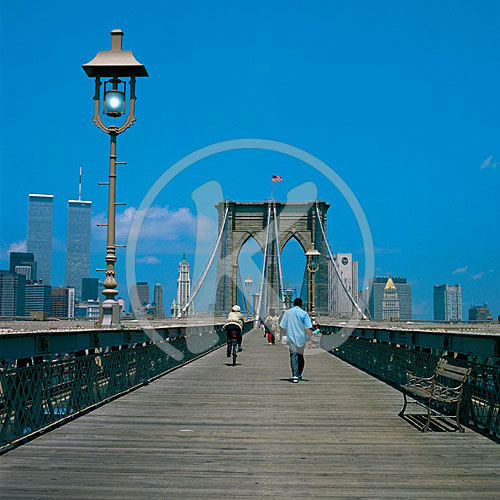 Brooklyn Bridge, Manhattan, New York City, USA