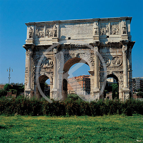 Triumpfbogen des Konstantin, Rom/Roma, Latium, Italien