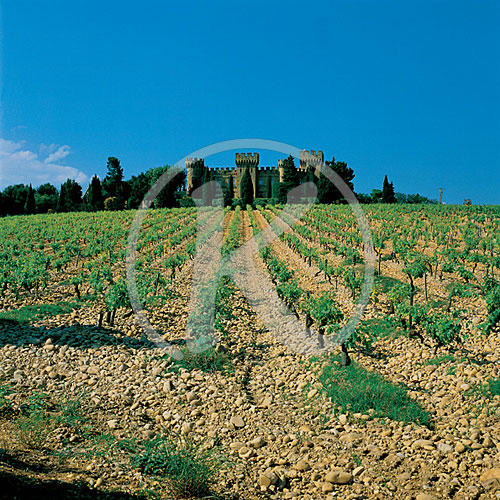 Château-neuf-du-Pape, Château "Des Fines Roches", Provence, Fran