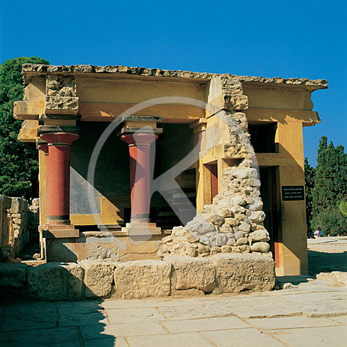 Minoischer Palast, Knossos, Insel Kreta, Griechenland