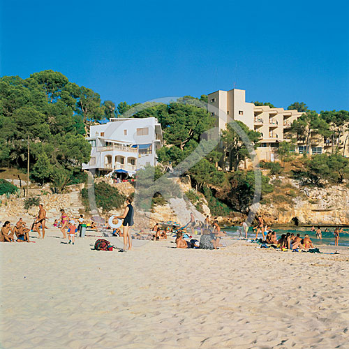 Strand von Santanyi, Mallorca, Balearen, Spanien