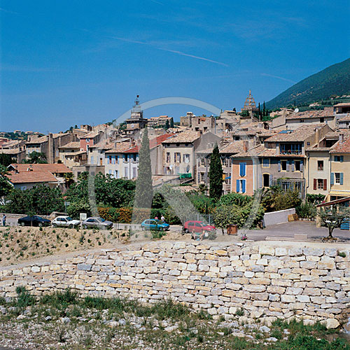 Stadtansicht, Nyons, Provence, Frankreich