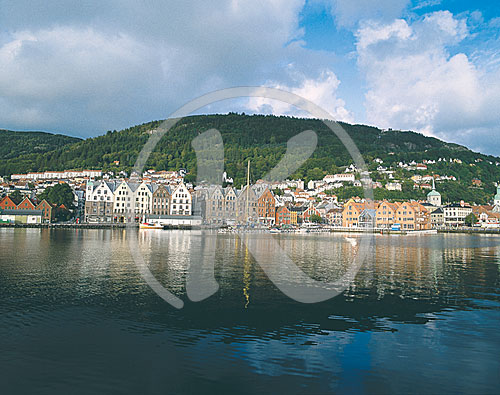 Altstadt, Bergen, Norwegen