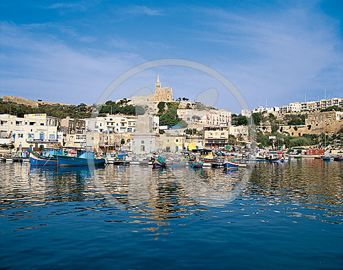 Mgarr, Malta, Insel Gozo, Hafen von Mgarr