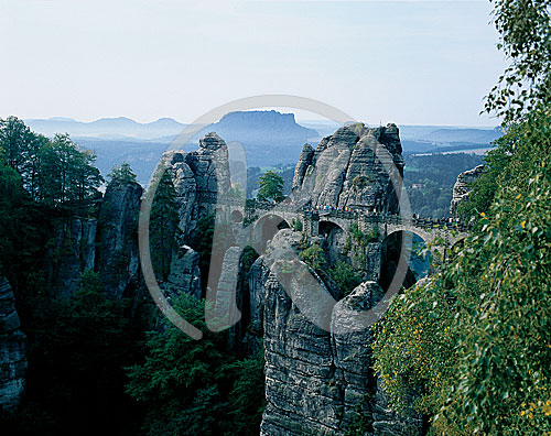 Bastei, Elbsandsteingebirge, Deutschland, Sachsen