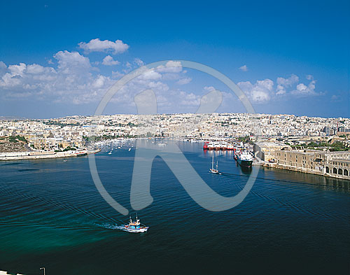 Marsamxett, Malta, Insel Malta, Hafen von Gzira und Sliema