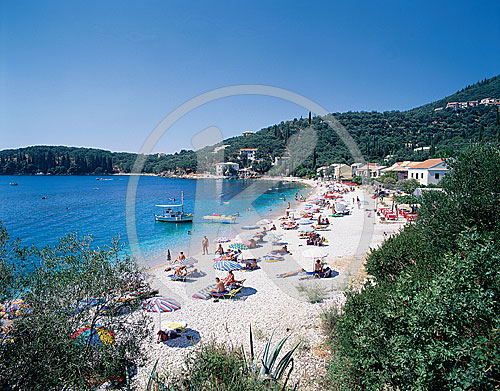 Bucht von Kalami, Korfu, Griechenland