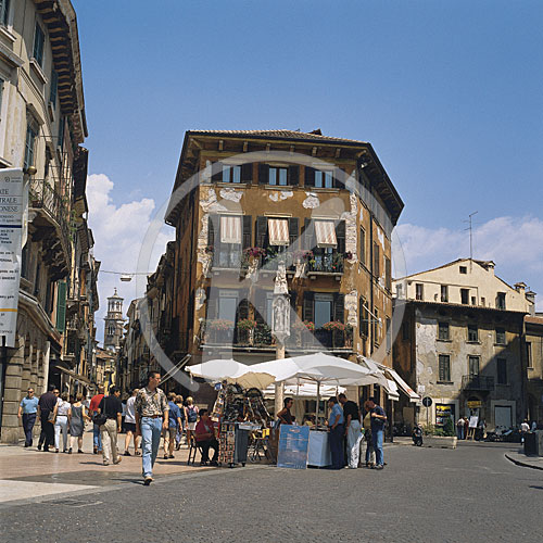 Piazza Bra, Verona, Venetien, Italien
