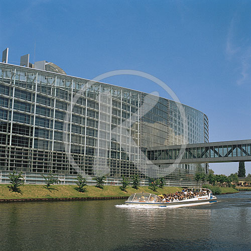 Palais de l'Europe - Neubau des Europaparlaments, Straßburg/Stra