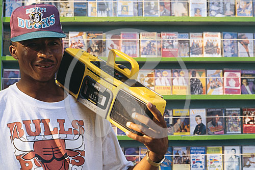 Dominikanische Republik, Cabarete, Einheimischer in Cabarete