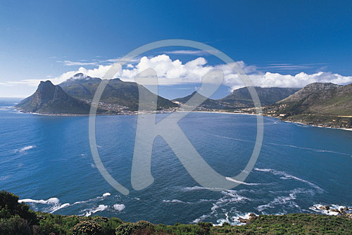 Blick vom Chapman's Peak auf die Kap-Halbinsel, Kapstadt