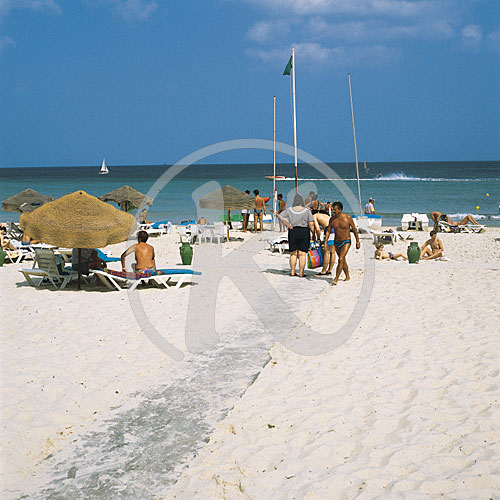 Tunesien, Skanes bei Monastir, Strand von Skanes