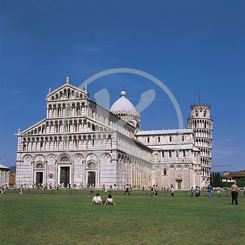 Dom und Schiefe Turm, Piazza dei Miracoli (Platz der Wunder), Pi