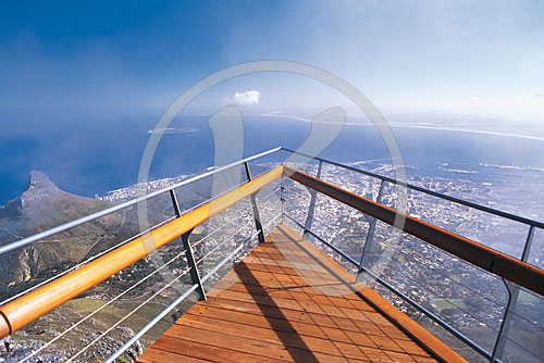 Aussichtsplattform auf dem Tafelberg, Kapstadt, Südafrika