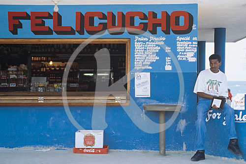 Dominikanische Republik, Cabarete, Bar in Cabarete