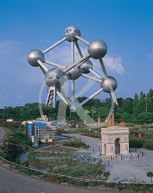 Bruparck (Mini-Europa) und Atomium, Brüssel