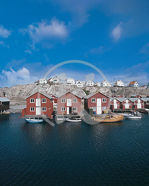 Fischerort Smögen, Smögen, Bohuslän, Schweden