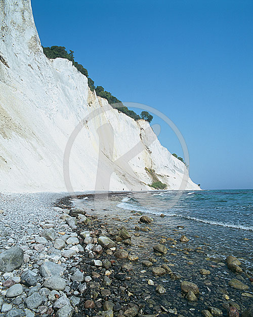 Kreidefelsen Mons Klingt, Mons Klingt, Insel Mön, Dänemark