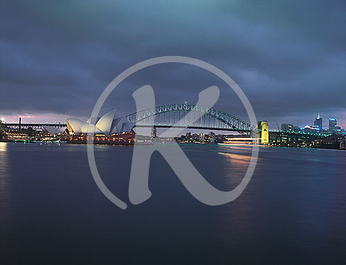 Sydney, New South Wales, Australien, Opernhaus und Harbour Bridg