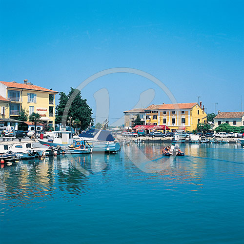 Fischerhafen Mandrac, Novigrad, Istrien, Kroatien