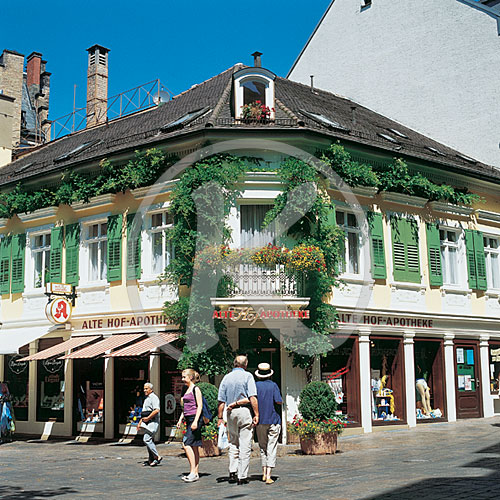 Fußgängerzone, Baden-Baden, Baden-Württemberg, Deutschland