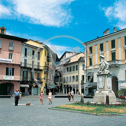 Piazza, Verbano, Lago Maggiore, Piemont, Italien