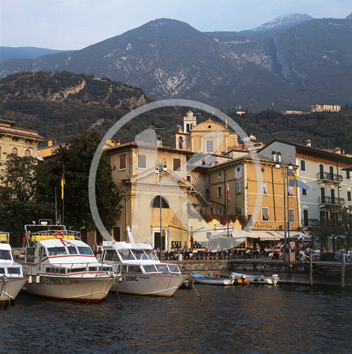 Hafen, Malcesine, Gardasee, Italien