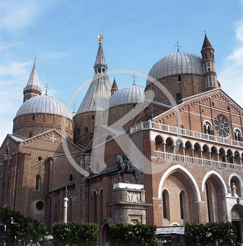 Basilica Di S. Antonio, Piazza del Santo, Padua, Venetien, Itali