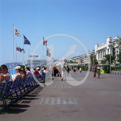 Promenade des Anglais, Nizza, Côte d'Azur, Alpes-Maritimes, Fran