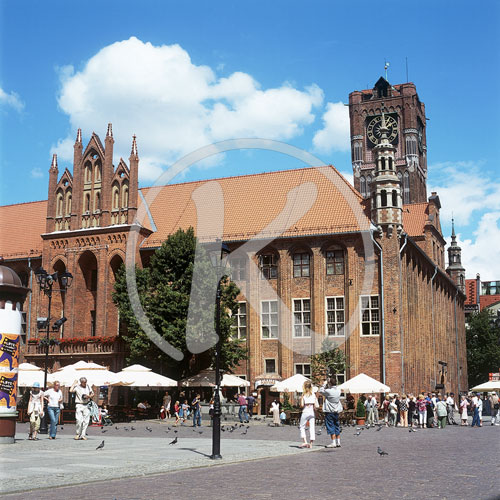 Alten Markt und Rathaus, Thorn/Torun, Polen