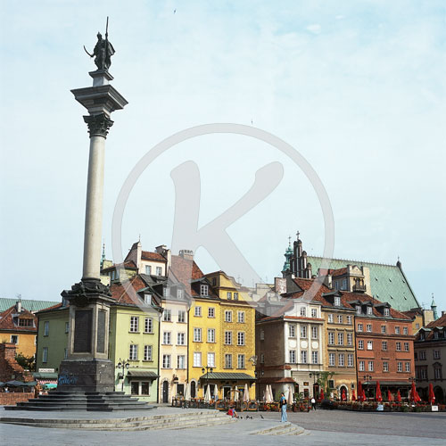 Sigismund Säule am Schlossplatz, Warschau/Warzawa