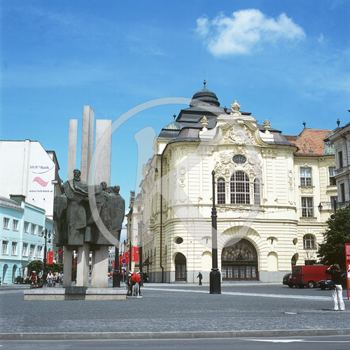 Slowakische Philharmonie, Casino und Denkmal, Bratislava/Preßbur
