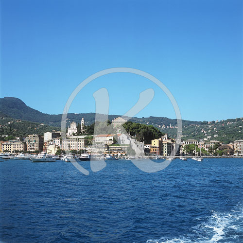 Meer und Stadt, Santa Margherita Ligure, Riviera di Levante, Lig