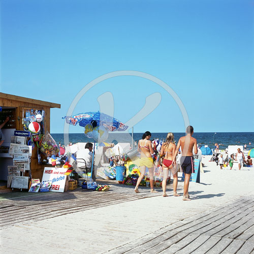 Strand, Seebad Bansin, Insel Usedom