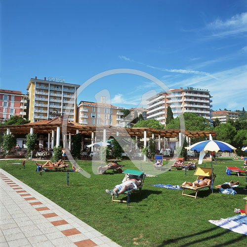 Liegewiese, Hotelanlage, Zentrum, Portoroz, Adria, Slowenien