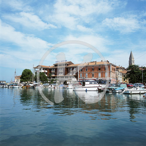 Altstadt und Hafen, Izola, Adria, Slowenien