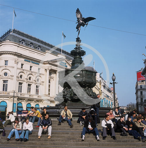 Eros-Brunnen, Piccadilly Circus, London