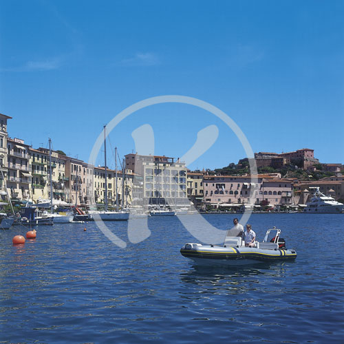 Hafen, Portoferraio, Insel Elba, Italien