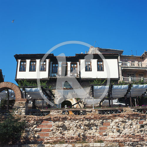 Bulgarien, Restaurant im alten Kapitänshaus, Kapetanska Sreschta