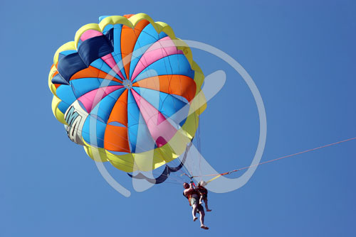 Bulgarien, Paragliding am Strand, Sonnenstrand