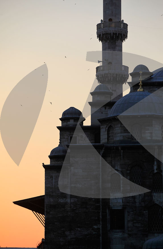 Abendlicht, Neue Moschee, Istanbul