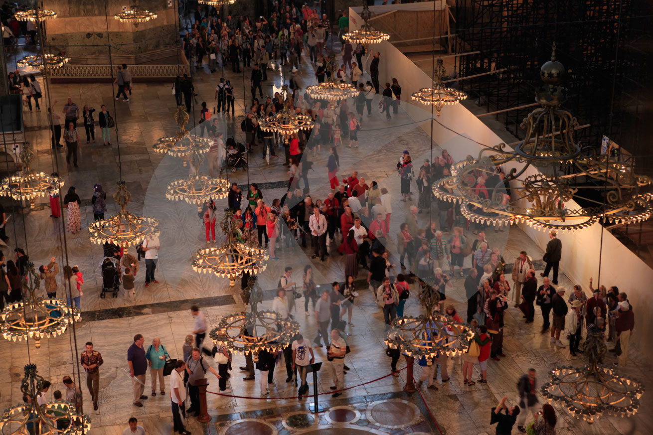 Innenraum, Hagia Sophia, Sultanahmet, Istanbul