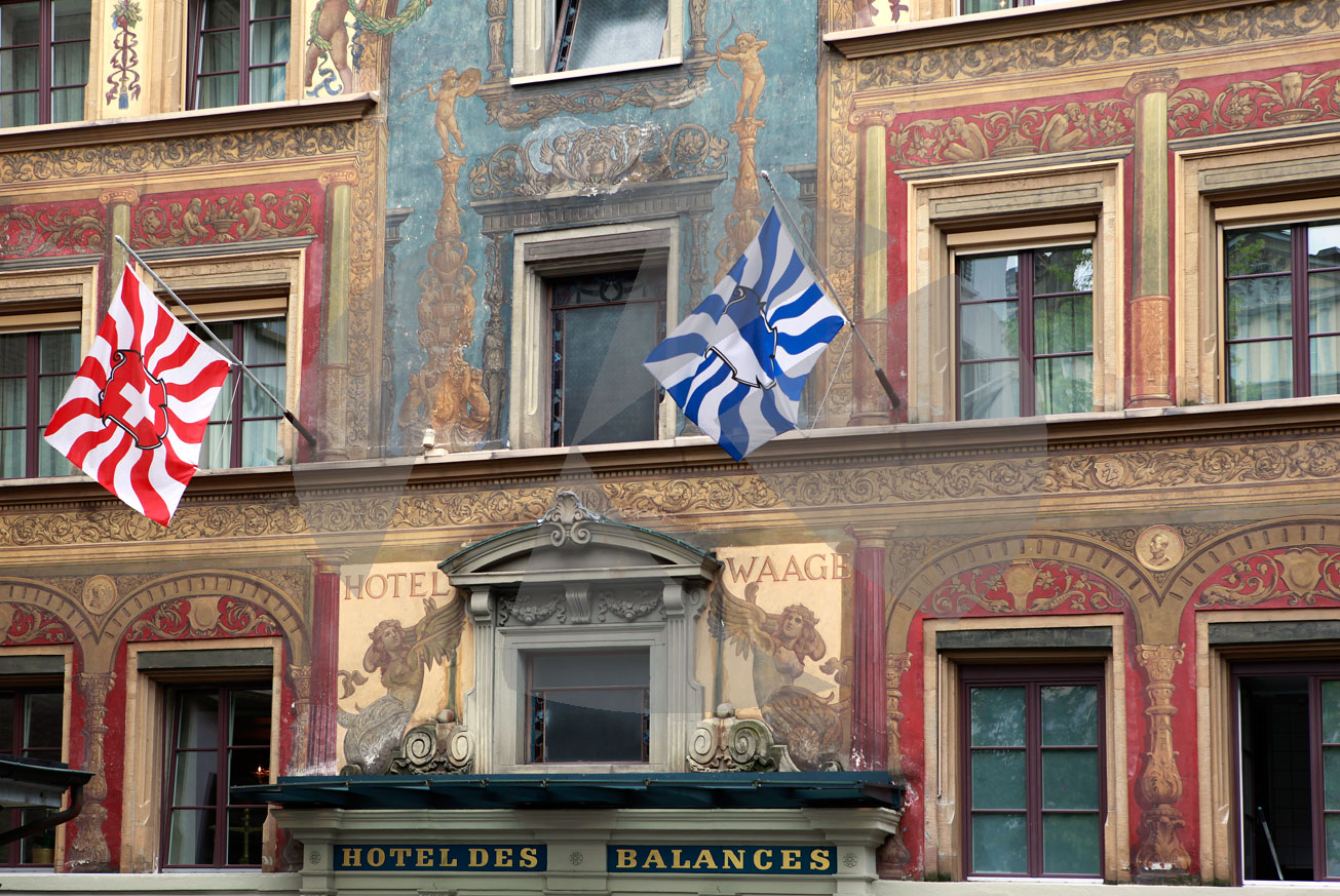 Hotel Waage, Hotel des Balances, Luzern, Schweiz