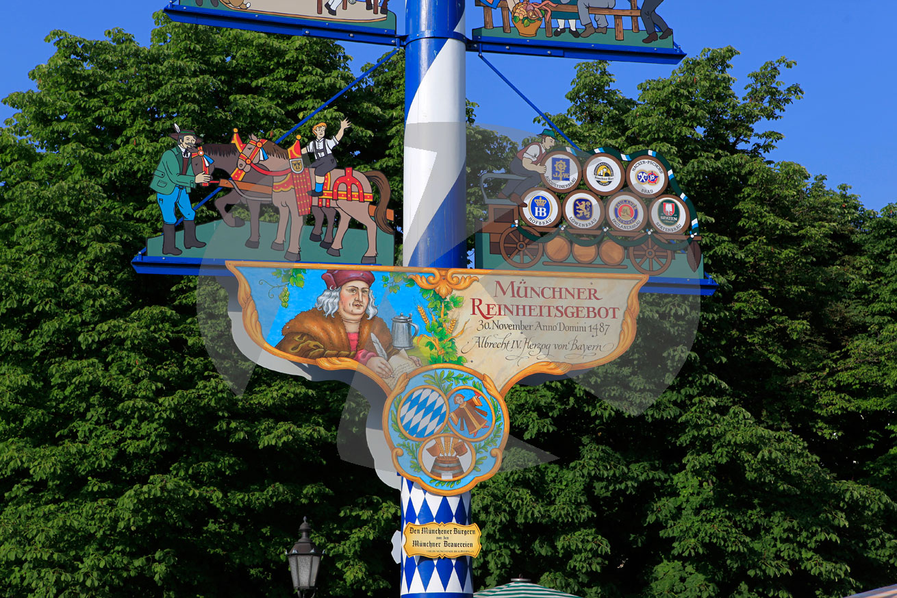 Maibaum, Viktualienmarkt, München